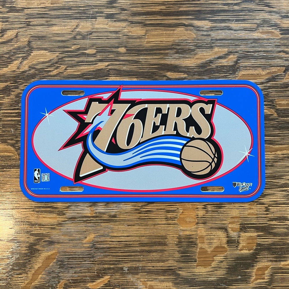Philadelphia 76ers Front License Plate